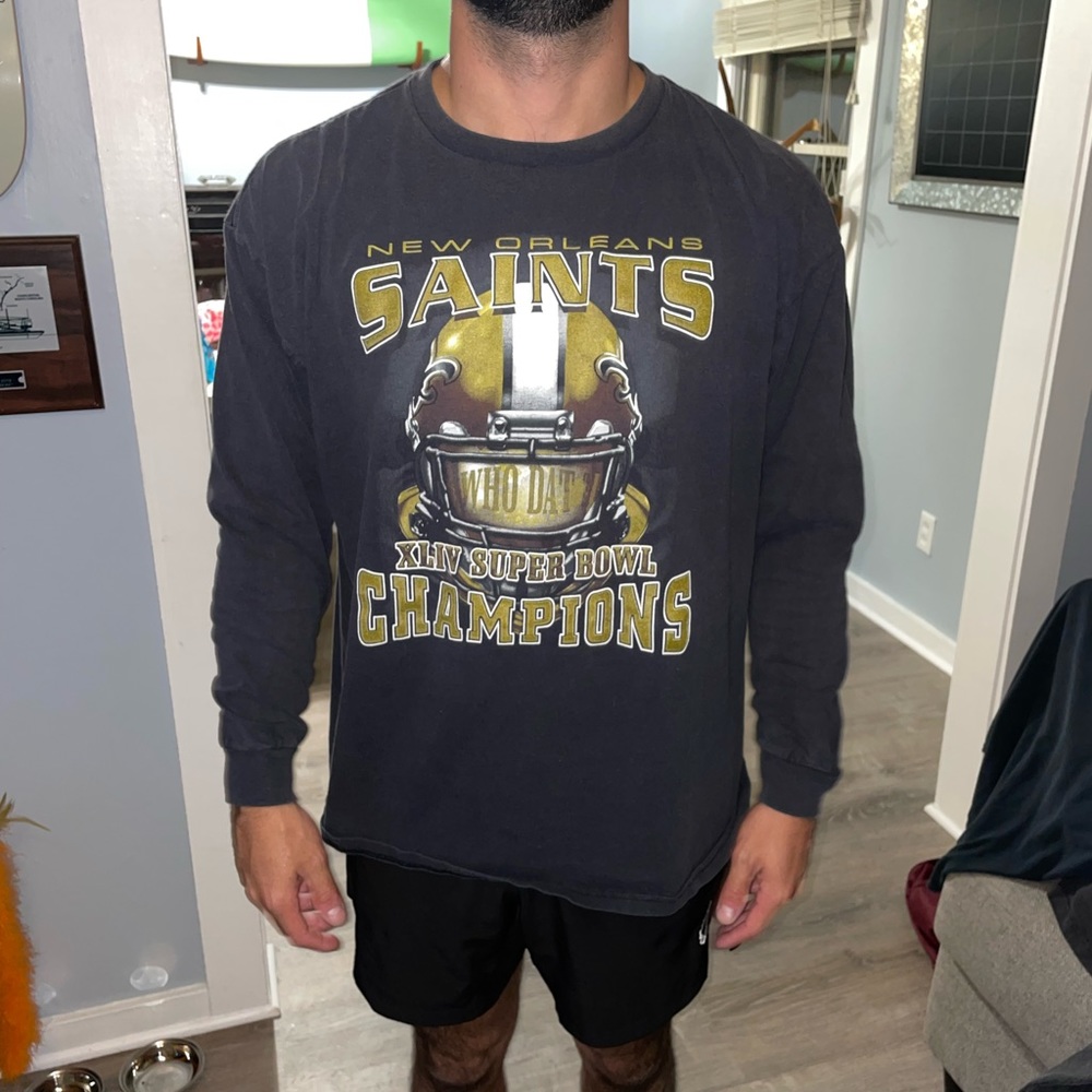 Saints Super Bowl 44 Long Sleeve T Shirt